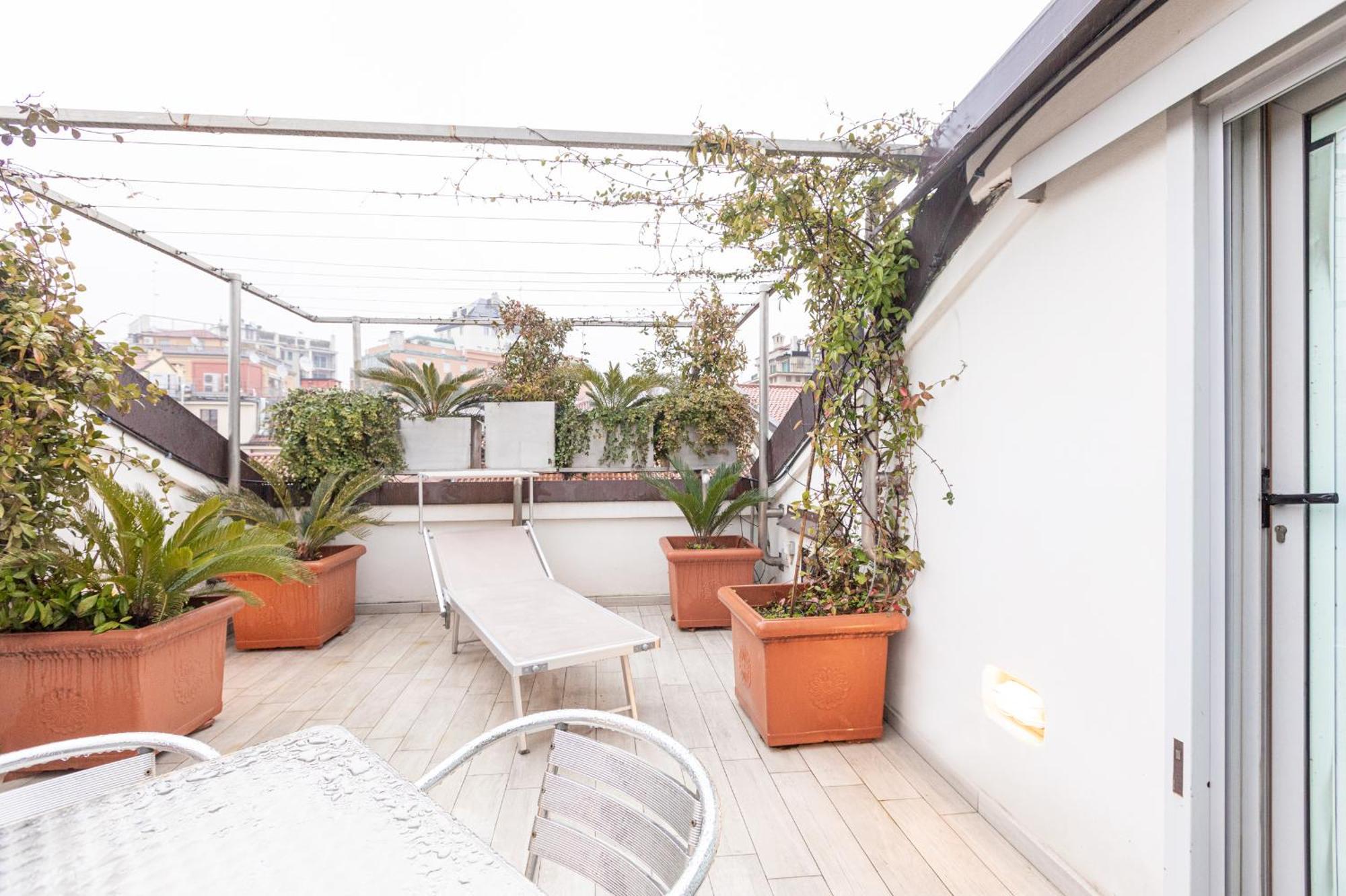 Monte Napoleone Split-Level Terrace Apartment - Top Collection Milan Extérieur photo